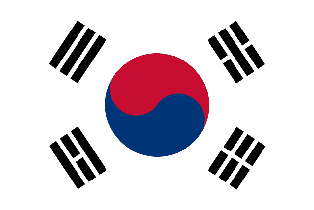Flagge Süd-Korea